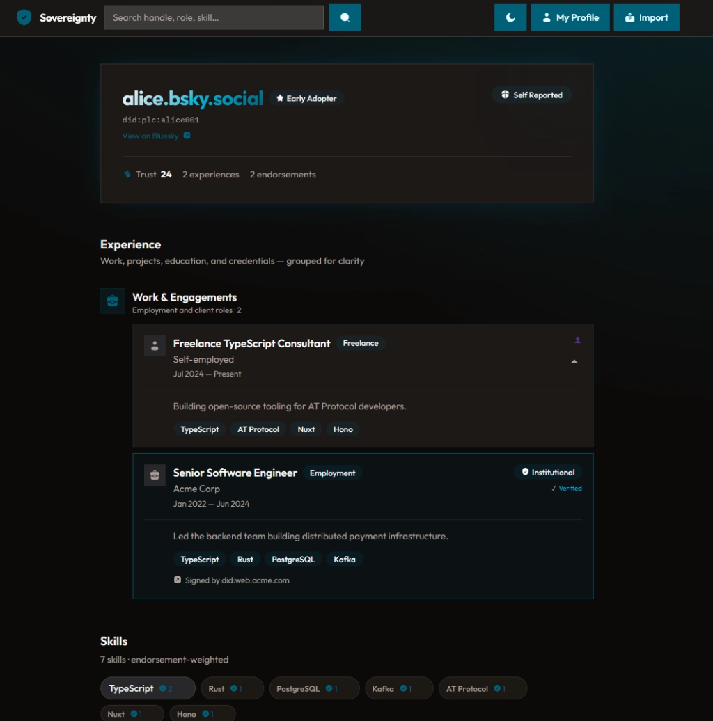 Profile im Client