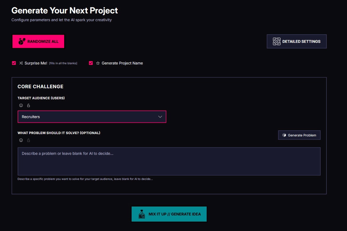 Vibe This - Ideengenerierung